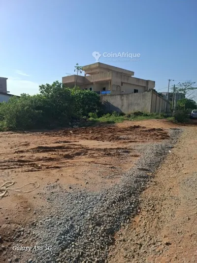 Terrain 481 m² à l'angle avec ACD — Bingerville-Akandjé