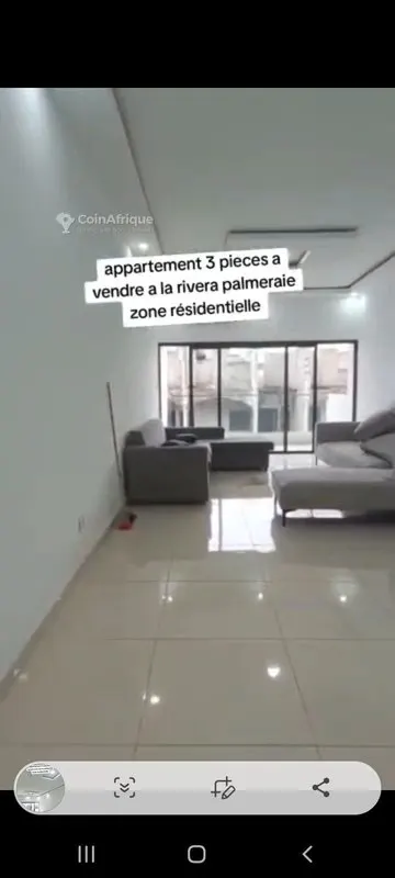 Appartement 3 pièces avec parking — Cocody Riviera Palmeraie